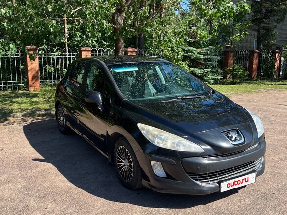 2008 Peugeot 308 I, чёрный, 555000 рублей