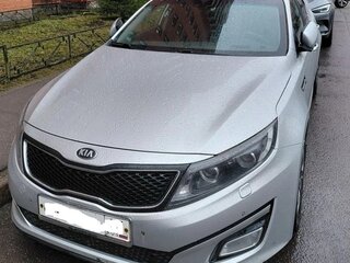 2014 Kia Optima III Рестайлинг, серебристый, 1100000 рублей, вид 2