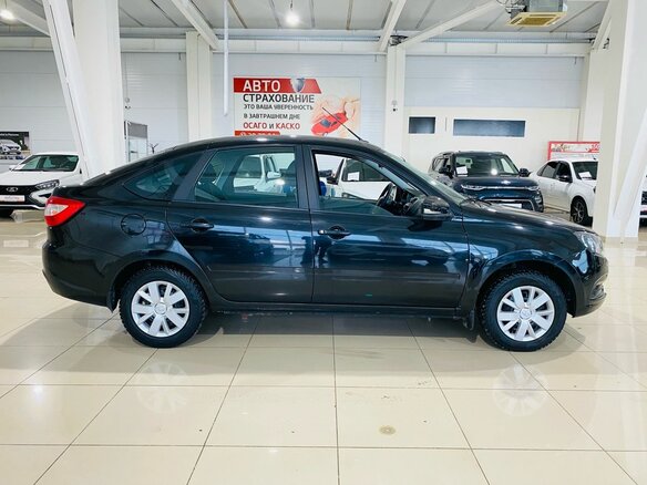 2022 Lada (ВАЗ) Granta Euro-2 I Рестайлинг, чёрный, 659000 рублей - вид 3