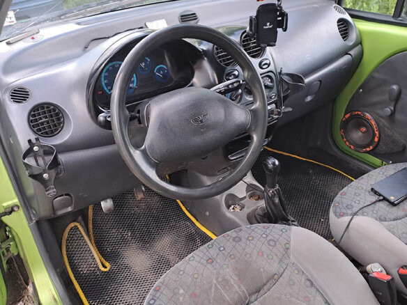 2008 Daewoo Matiz I Рестайлинг, зелёный, 135000 рублей - вид 5