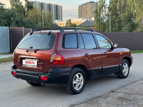 2001 Hyundai Santa Fe I, коричневый, 300000 рублей - вид 4