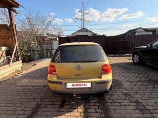 2002 Volkswagen Golf IV, жёлтый, 320000 рублей, вид 5