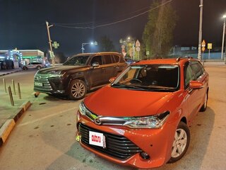2015 Toyota Corolla Axio XI (E160, E170, E180), оранжевый, 1550000 рублей, вид 1