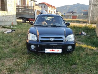 2005 Hyundai Santa Fe I, чёрный, 550000 рублей, вид 2