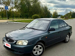 2009 Hyundai Accent ТагАЗ II, серый, 383000 рублей, вид 3