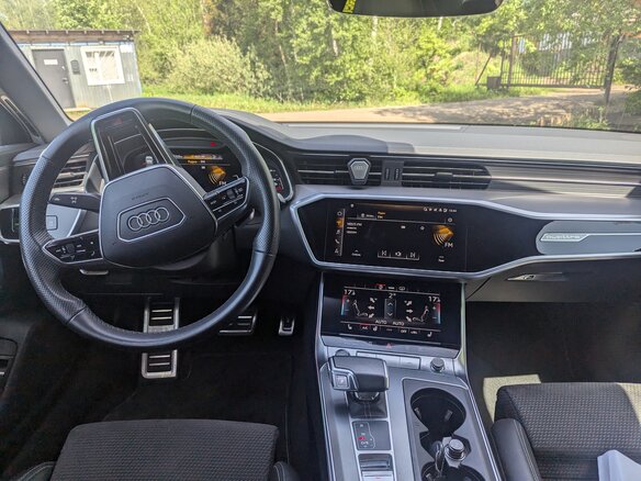 2021 Audi A6 45 TFSI V (C8), серый, 4650000 рублей - вид 13