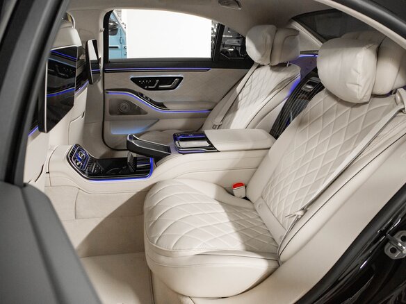 2026 Mercedes-Benz S-Класс 580 Long 4MATIC VII (W223) Рестайлинг, чёрный - вид 25