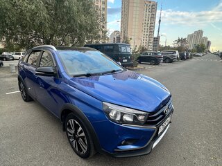2020 Lada (ВАЗ) Vesta SW Cross I, синий, 1100000 рублей, вид 3