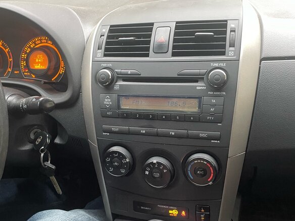 2008 Toyota Corolla X (E140, E150), чёрный - вид 5
