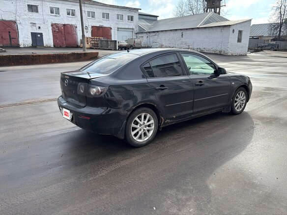 2008 Mazda 3 I (BK) Рестайлинг, чёрный - вид 6