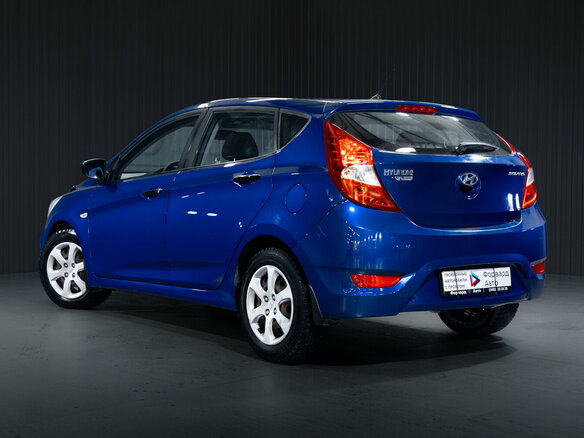 2013 Hyundai Solaris I, синий - вид 4