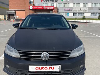 2016 Volkswagen Jetta VI Рестайлинг, чёрный, 880000 рублей, вид 2