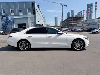 2021 Mercedes-Benz S-Класс 400 d Long 4MATIC VII (W223), белый, 8600000 рублей, вид 4