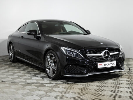 2016 Mercedes-Benz C-Класс 180 IV (W205), чёрный, 2349700 рублей, вид 3