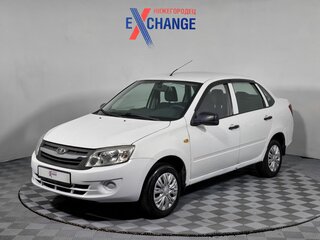 2014 Lada (ВАЗ) Granta I, белый, 299000 рублей, вид 1