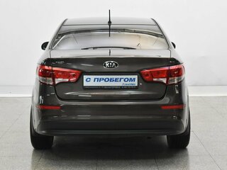 2016 Kia Rio III Рестайлинг, коричневый, 1030000 рублей, вид 3