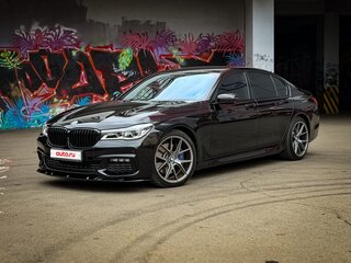 2017 BMW 7 серии 730d xDrive VI (G11/G12), чёрный, 3690000 рублей, вид 3