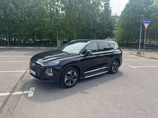 2018 Hyundai Santa Fe IV, чёрный, 2800000 рублей, вид 1