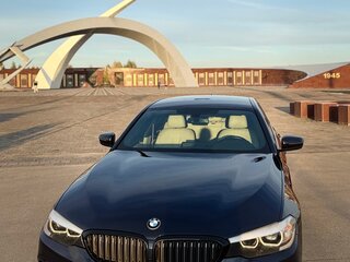 2018 BMW 5 серии 520i VII (G30/G31/G38), синий, 2400000 рублей, вид 5