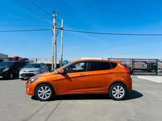 2014 Hyundai Solaris I Рестайлинг, оранжевый, 1129000 рублей, вид 3