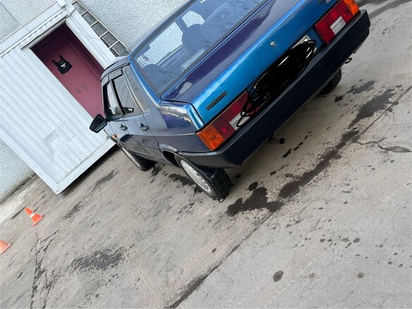 1996 Lada (ВАЗ) 21099, синий, 150000 рублей - вид 6
