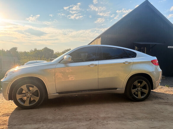 2009 BMW X6 35d I (E71), серебристый, 1450000 рублей - вид 3
