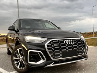 2024 Audi Q5 45 TFSI II (FY) Рестайлинг, чёрный, 3200000 рублей, вид 3