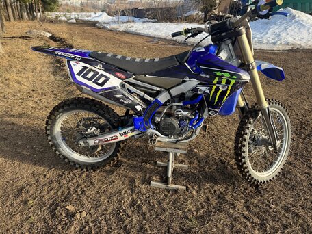2014 Yamaha YZ250F, синий, 370000 рублей, вид 2
