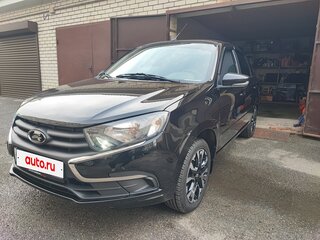 2022 Lada (ВАЗ) Granta Euro-2 I Рестайлинг, чёрный, 1250000 рублей, вид 1