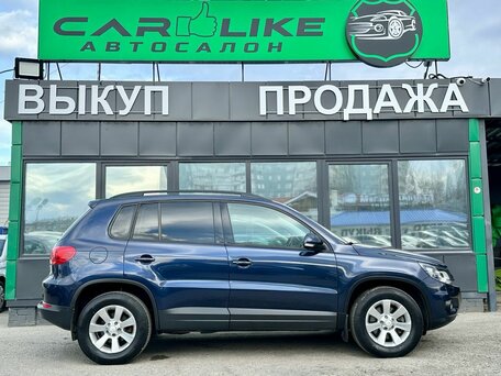 2012 Volkswagen Tiguan I Рестайлинг, синий, 1399000 рублей, вид 4