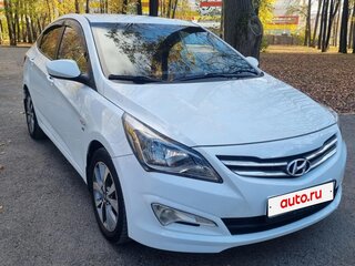 2015 Hyundai Solaris I Рестайлинг, белый, 1050000 рублей, вид 2