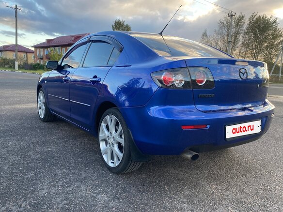 2007 Mazda 3 I (BK) Рестайлинг, синий, 500000 рублей - вид 8