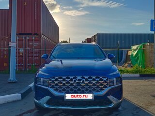 2021 Hyundai Santa Fe IV Рестайлинг, синий, 2800000 рублей, вид 3