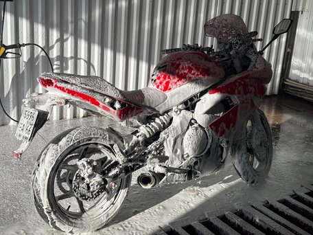 2011 Kawasaki ER-4F (Ninja 400R), красный, 405000 рублей, вид 2