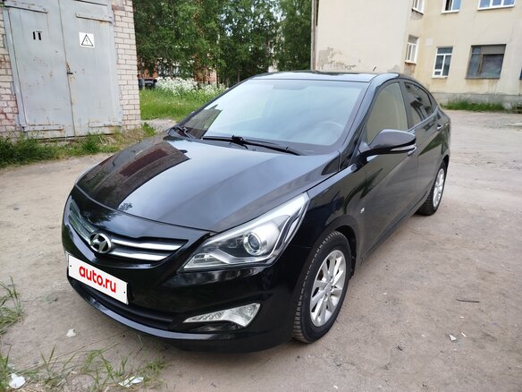 2016 Hyundai Solaris I Рестайлинг, чёрный, 799000 рублей