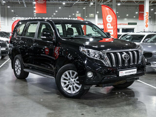 2013 Toyota Land Cruiser Prado 150 Series Рестайлинг 1, чёрный, 2899000 рублей, вид 4
