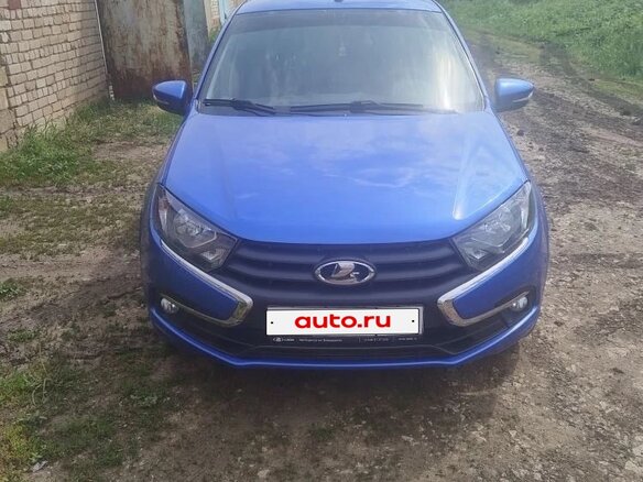 2019 Lada (ВАЗ) Granta I Рестайлинг, синий, 690000 рублей