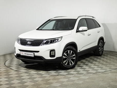 2013 Kia Sorento II Рестайлинг, белый, 1499585 рублей, вид 1