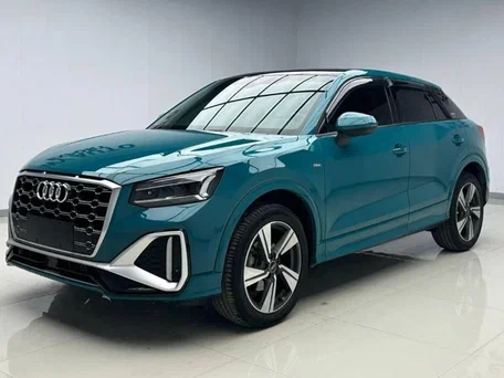 2022 Audi Q2 L 35 TFSI I Рестайлинг, синий, 1995000 рублей, вид 1