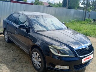 2011 Skoda Octavia II (A5) Рестайлинг, чёрный, 580000 рублей, вид 1