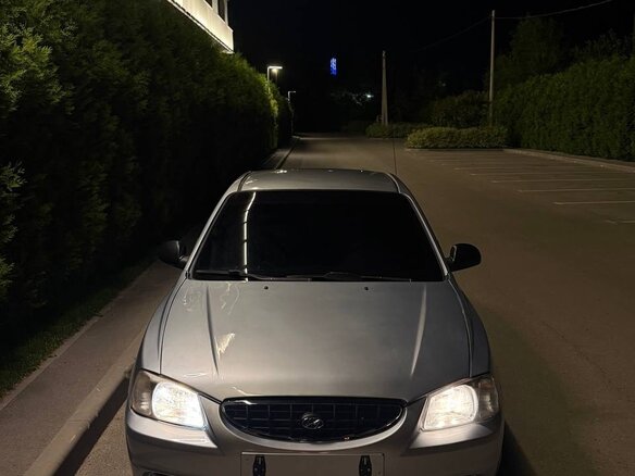 2008 Hyundai Accent ТагАЗ II, серебристый, 399000 рублей - вид 4