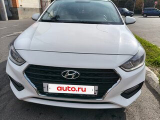 2018 Hyundai Solaris II, белый, 1235000 рублей, вид 1