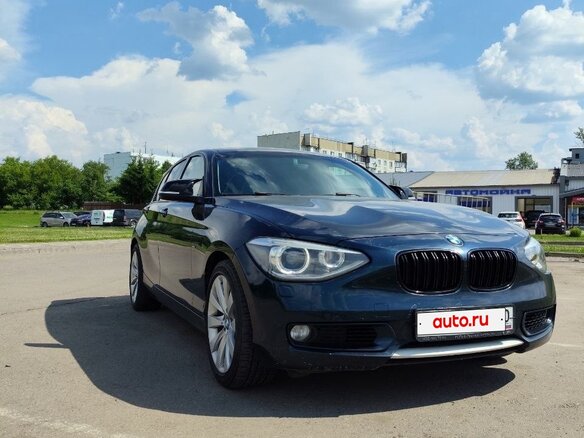 2011 BMW 1 серии 118i II (F20/F21), синий, 1100000 рублей - вид 1
