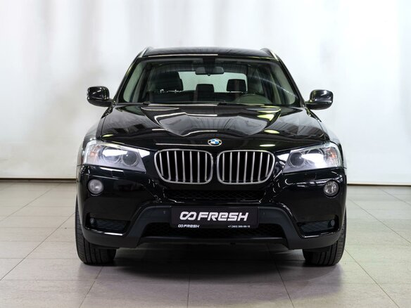 2013 BMW X3 30d xDrive II (F25), чёрный, 2050000 рублей - вид 2