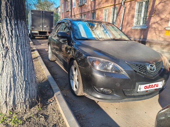 2007 Mazda 3 I (BK) Рестайлинг, чёрный, 380000 рублей - вид 7