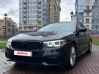 2019 BMW 5 серии 520d xDrive VII (G30/G31/G38), чёрный, 3380000 рублей, вид 1