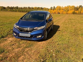 2017 Honda Fit III Рестайлинг, синий, 950000 рублей, вид 2