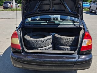 2008 Hyundai Accent ТагАЗ II, чёрный, 150000 рублей, вид 3