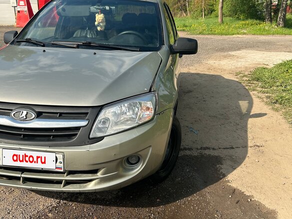 2012 Lada (ВАЗ) Granta I, серый, 260000 рублей - вид 5