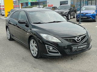 2010 Mazda 6 II (GH) Рестайлинг, чёрный, 938777 рублей, вид 3